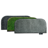 Faux Grass Entry Step Mat With Rounded Top Corners